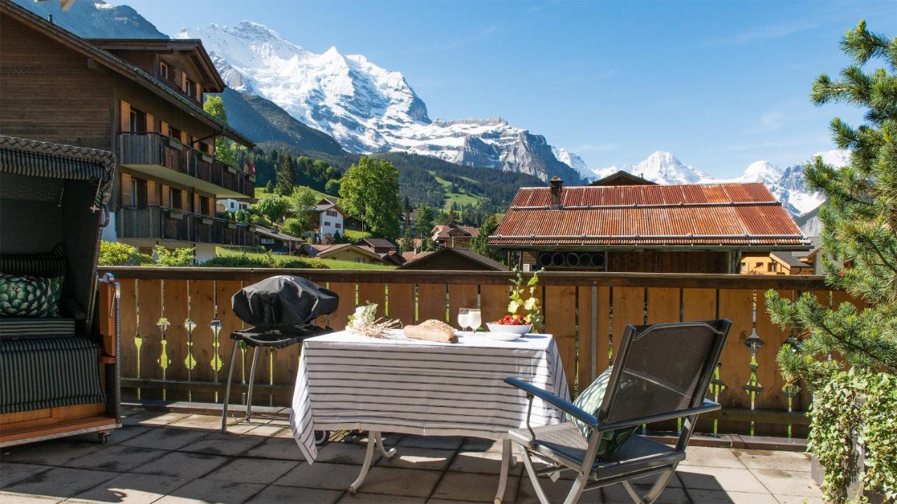 Les Residences Waldbort Wengen Exterior photo
