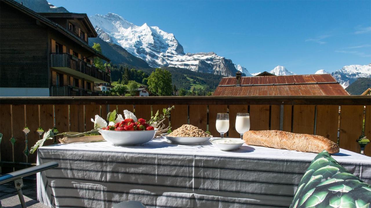 Les Residences Waldbort Wengen Exterior photo